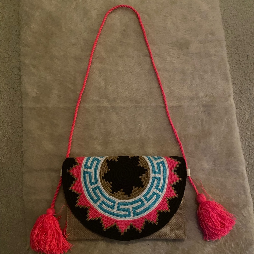 Wayuu Tapestry Crossbody Clutch